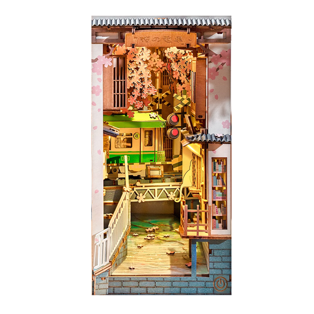 樱の列车|手工立体书立