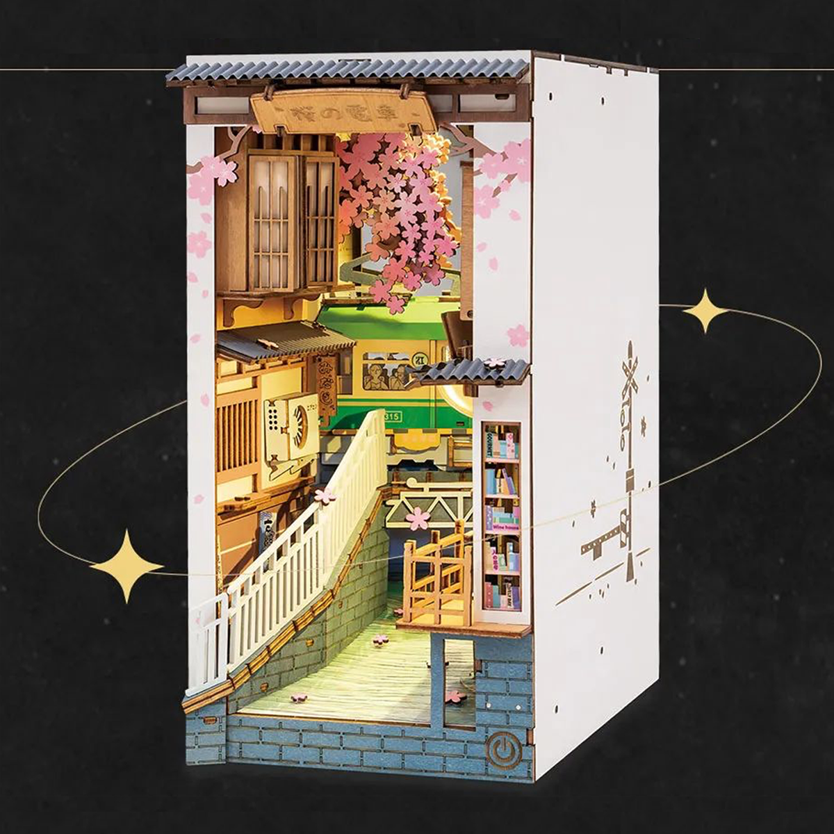 樱の列车|手工立体书立